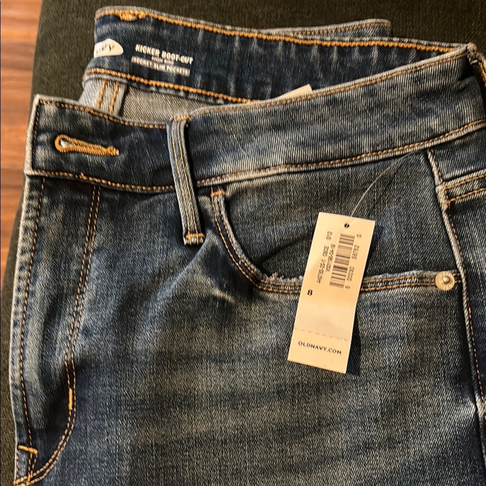 Old Navy Women's High Rise Dark Blue Jeans